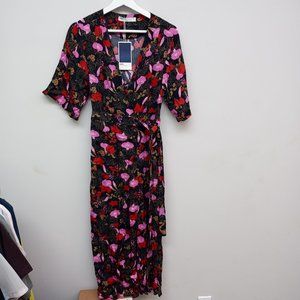 Zara Floral Print Jumper, Size XS